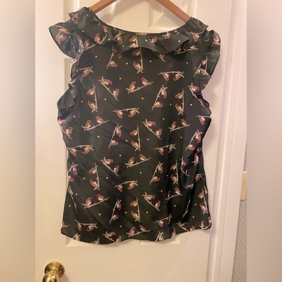 Banana Republic Bird Top/Blouse XL - Picture 3 of 8